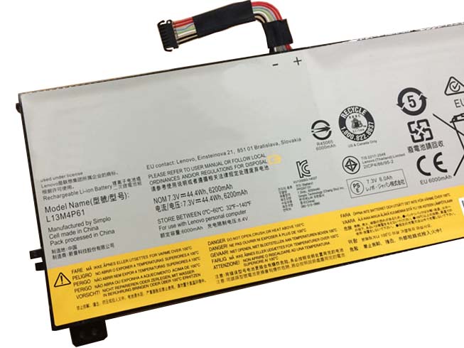 Batería para A6000/lenovo-L13M4P61